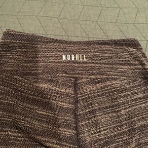 Women’s midrise stripe (Melange) Nobull crop 20 1/2” inseam.
